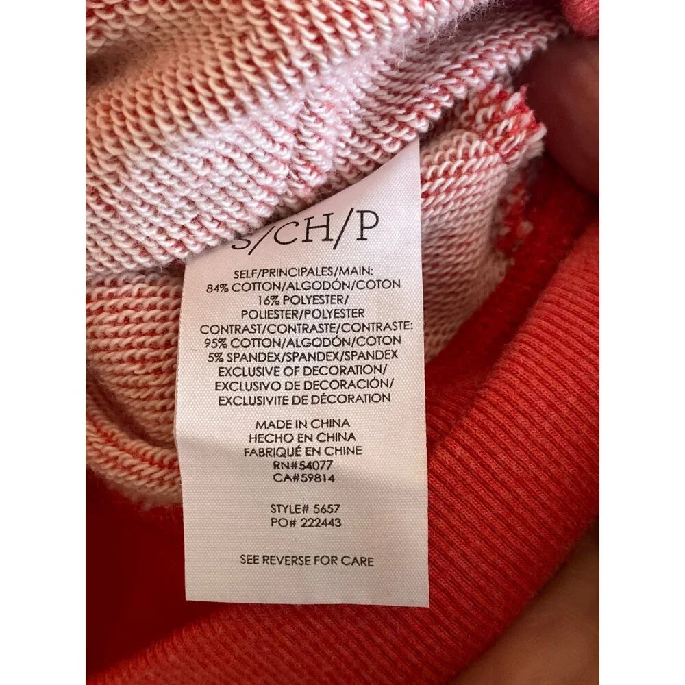Cabi Tangerine Deluxe Full Zip Hoodie W's Small Balloon Sleeve Tassel 5657 - Picture 7 of 12